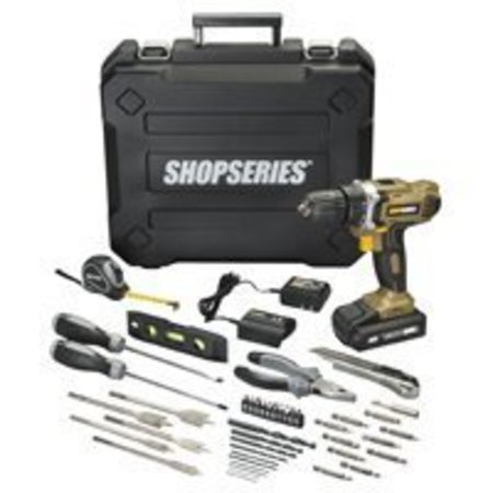 ROCKWELL ROCKWELL SS2811K.1 Drill Driver Kit, 18 V Battery, Lithium-Ion Battery SS2811K.1